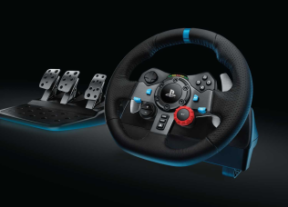 Контроллер для игровых симуляторов Logitech G29 Driving Force (руль и педали для PlayStation4, PlayStation3 и ПК) (M/N: W-U0002 / W-U0003)