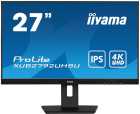 Монитор LCD 27'' 16:9 3840x2160(UHD 4K) IPS, nonGLARE, 60 Гц, 300cd/m2, H178°/V178°, 1000:1, 80M:1, 1.07B, 4ms, DVI, HDMI, DP, USB-Hub, Height adj, Pivot, Tilt, Swivel, Speakers, 3Y, Black